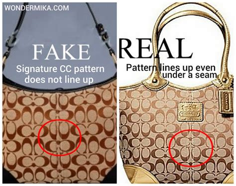 coach bags fake vs real|check serial number coach bag.